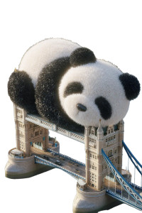 Plush Panda On Bridge Vinyl Car Decal Sticker – Waterproof & UV-Resistant 4.4 Plush Panda On Bridge Vinyl Car Decal Sticker – Waterproof & UV-Resistant 4.4