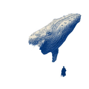 Giant Whale Rising Vinyl Car Decal Sticker – Waterproof & UV-Resistant 6.826666666666667"