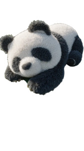 Plush Panda Bridge Vinyl Car Decal Sticker – Waterproof & UV-Resistant 9.706666666666667"