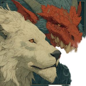 Mythical Creatures V5 Vinyl Car Decal Sticker – Waterproof & UV-Resistant 3.4133333333333336"