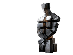 Cubist Human Form Vinyl Car Decal Sticker – Waterproof & UV-Resistant 6.1866666666666665" Cubist Human Form Vinyl Car Decal Sticker – Waterproof & UV-Resistant 6.1866666666666665"