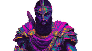 Glitch Core Spartan Vinyl Car Decal Sticker – Waterproof & UV-Resistant 5.4