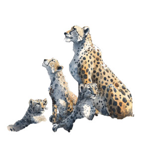 Hybrid Big Cats Vinyl Car Decal Sticker – Waterproof & UV-Resistant 3.4133333333333336"