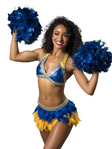 African Cheerleader Performance Vinyl Car Decal Sticker – Waterproof & UV-Resistant 8.213333333333333"