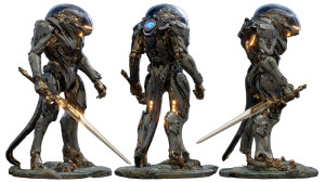 Hyperdimensional Robot Vinyl Car Decal Sticker – Waterproof & UV-Resistant 5.4