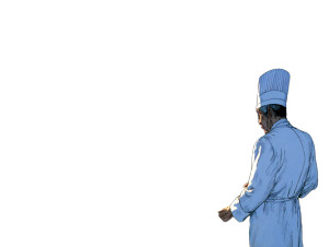 Android Chef Vinyl Car Decal Sticker – Waterproof & UV-Resistant 3.0933333333333333"