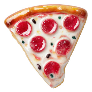 Pizza Toy Vinyl Car Decal Sticker – Waterproof & UV-Resistant 6.826666666666667"