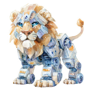 Transformer Lion V2 Vinyl Car Decal Sticker – Waterproof & UV-Resistant 6.826666666666667"