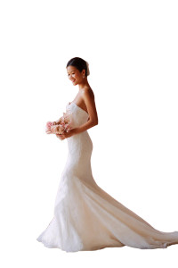 Confident Asian Bride Vinyl Car Decal Sticker – Waterproof & UV-Resistant 8.96"