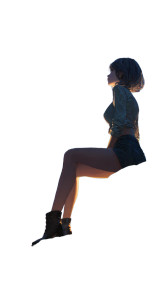 Anime Star Girl Vinyl Car Decal Sticker – Waterproof & UV-Resistant 9.706666666666667"