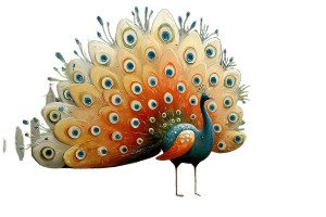 Regal Peacock Vinyl Car Decal Sticker – Waterproof & UV-Resistant 2.986666666666667" Regal Peacock Vinyl Car Decal Sticker – Waterproof & UV-Resistant 2.986666666666667"