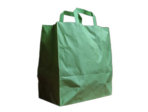 Green Paper Bag Vinyl Car Decal Sticker – Waterproof & UV-Resistant 6.1866666666666665"