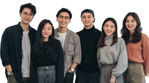 Asian Worker Team Vinyl Car Decal Sticker – Waterproof & UV-Resistant 2.72"