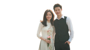 Vietnamese Couple Portrait V2 Vinyl Car Decal Sticker – Waterproof & UV-Resistant 2.72" Vietnamese Couple Portrait V2 Vinyl Car Decal Sticker – Waterproof & UV-Resistant 2.72"