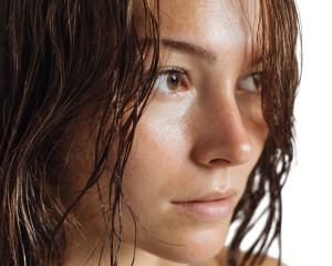 Oily Hair Portrait Vinyl Car Decal Sticker – Waterproof & UV-Resistant 3.2"