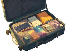 Packed Suitcase Scene Vinyl Car Decal Sticker – Waterproof & UV-Resistant 3.0933333333333333" Packed Suitcase Scene Vinyl Car Decal Sticker – Waterproof & UV-Resistant 3.0933333333333333"