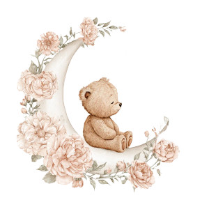 Moon Teddy Bear V2 Vinyl Car Decal Sticker – Waterproof & UV-Resistant 3.4133333333333336" Moon Teddy Bear V2 Vinyl Car Decal Sticker – Waterproof & UV-Resistant 3.4133333333333336"