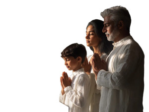 Indian Family Worshipping Vinyl Car Decal Sticker – Waterproof & UV-Resistant 6.1866666666666665" Indian Family Worshipping Vinyl Car Decal Sticker – Waterproof & UV-Resistant 6.1866666666666665"