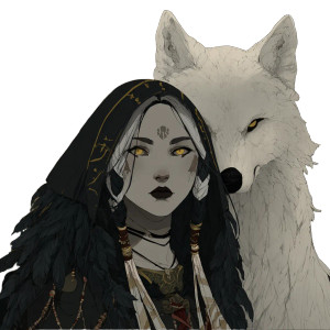 Morrigan Wolf V2 Vinyl Car Decal Sticker – Waterproof & UV-Resistant 3.4133333333333336"