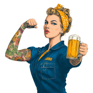 Empowering Bartender Poster Vinyl Car Decal Sticker – Waterproof & UV-Resistant 6.826666666666667"