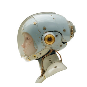 Robotic Head Design Vinyl Car Decal Sticker – Waterproof & UV-Resistant 6.826666666666667"