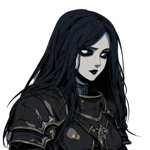 Undead Female Warrior Vinyl Car Decal Sticker – Waterproof & UV-Resistant 6.826666666666667"