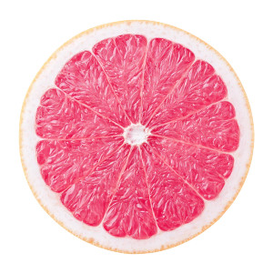 Grapefruit Slice Vinyl Car Decal Sticker – Waterproof & UV-Resistant 6.826666666666667"
