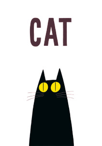 Cute Cat Poster V2 Vinyl Car Decal Sticker – Waterproof & UV-Resistant 4.32"