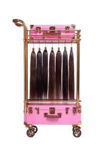 Luxury Luggage Cart Vinyl Car Decal Sticker – Waterproof & UV-Resistant 8.96"