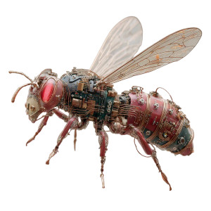 Electric Hornet Vinyl Car Decal Sticker – Waterproof & UV-Resistant 6.826666666666667"