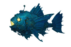 Giant Mechanical Fish Vinyl Car Decal Sticker – Waterproof & UV-Resistant 2.986666666666667" Giant Mechanical Fish Vinyl Car Decal Sticker – Waterproof & UV-Resistant 2.986666666666667"