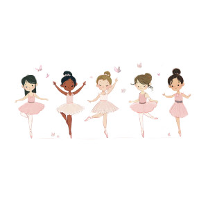 Little Ballerinas Illustration Vinyl Car Decal Sticker – Waterproof & UV-Resistant 3.4133333333333336" Little Ballerinas Illustration Vinyl Car Decal Sticker – Waterproof & UV-Resistant 3.4133333333333336"