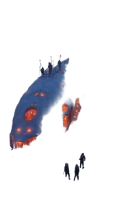 Centipede Ship Vinyl Car Decal Sticker – Waterproof & UV-Resistant 4.8533333333333335"