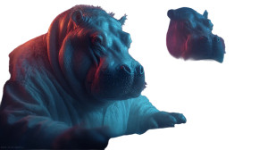 Hippopotamus Dj V2 Vinyl Car Decal Sticker – Waterproof & UV-Resistant 5.4
