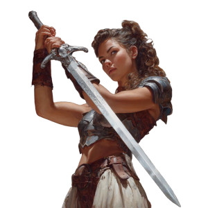 Muscular Girl Sword Vinyl Car Decal Sticker – Waterproof & UV-Resistant 3.4133333333333336" Muscular Girl Sword Vinyl Car Decal Sticker – Waterproof & UV-Resistant 3.4133333333333336"