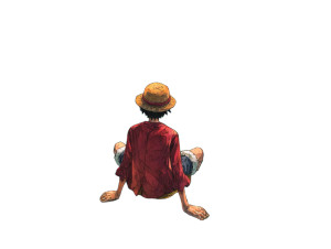 Luffy Manga Vinyl Car Decal Sticker – Waterproof & UV-Resistant 3.0933333333333333"