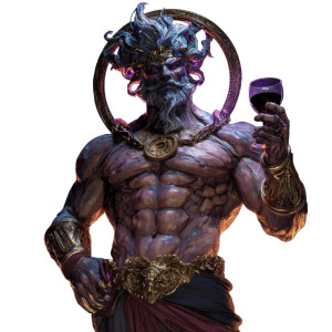 Dionysus Display Vinyl Car Decal Sticker – Waterproof & UV-Resistant 3.4133333333333336"