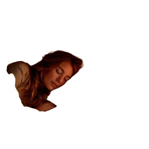 Sleeping Redhead Vinyl Car Decal Sticker – Waterproof & UV-Resistant 6.826666666666667"