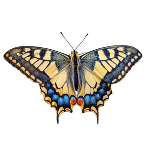 Swallowtail Butterfly Vinyl Car Decal Sticker – Waterproof & UV-Resistant 3.4133333333333336" Swallowtail Butterfly Vinyl Car Decal Sticker – Waterproof & UV-Resistant 3.4133333333333336"