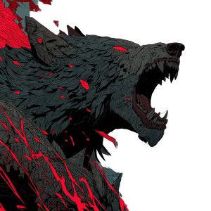 Fenrir Profile Vinyl Car Decal Sticker – Waterproof & UV-Resistant 6.826666666666667"