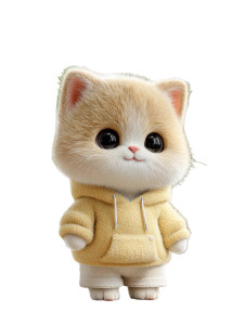 Anthropomorphic Kitten Character Vinyl Car Decal Sticker – Waterproof & UV-Resistant 8.213333333333333" Anthropomorphic Kitten Character Vinyl Car Decal Sticker – Waterproof & UV-Resistant 8.213333333333333"