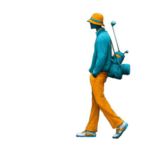 Golfer Vinyl Car Decal Sticker – Waterproof & UV-Resistant 6.826666666666667" Golfer Vinyl Car Decal Sticker – Waterproof & UV-Resistant 6.826666666666667"
