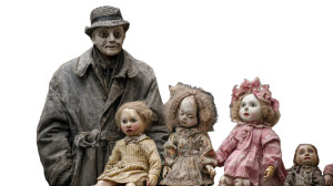 Scary Doll Seller Vinyl Car Decal Sticker – Waterproof & UV-Resistant 2.72"