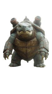 Real-Life Blastoise Vinyl Car Decal Sticker – Waterproof & UV-Resistant 9.706666666666667"