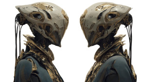 Cyborg Twin Soldiers Vinyl Car Decal Sticker – Waterproof & UV-Resistant 5.4