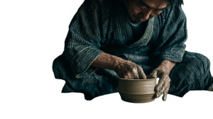 Ancient Potter At Work Vinyl Car Decal Sticker – Waterproof & UV-Resistant 5.4