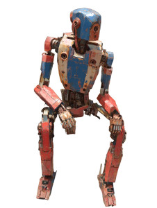 Steampunk Repair Robot Vinyl Car Decal Sticker – Waterproof & UV-Resistant 4.1066666666666665"