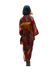 Kimono At Shrine V2 Vinyl Car Decal Sticker – Waterproof & UV-Resistant 8.746666666666666"