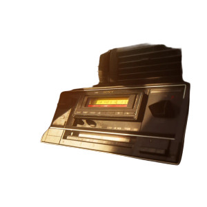 Sony Car Radio Vinyl Car Decal Sticker – Waterproof & UV-Resistant 6.826666666666667"