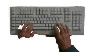 Typing Hands V9 Vinyl Car Decal Sticker – Waterproof & UV-Resistant 5.4